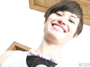 Irresistible Cutie Fucking Her Teen Holes With Toys